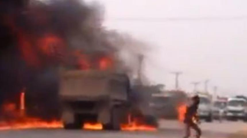 Az kalsın yanarak &ouml;l&uuml;yordu!