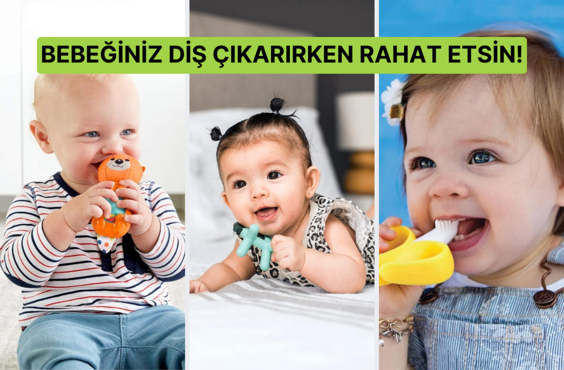 Bebeğinizin diş çıkarma sürecini kolaylaştıracak en iyi diş kaşıyıcılar ve kullanım tavsiyeleri