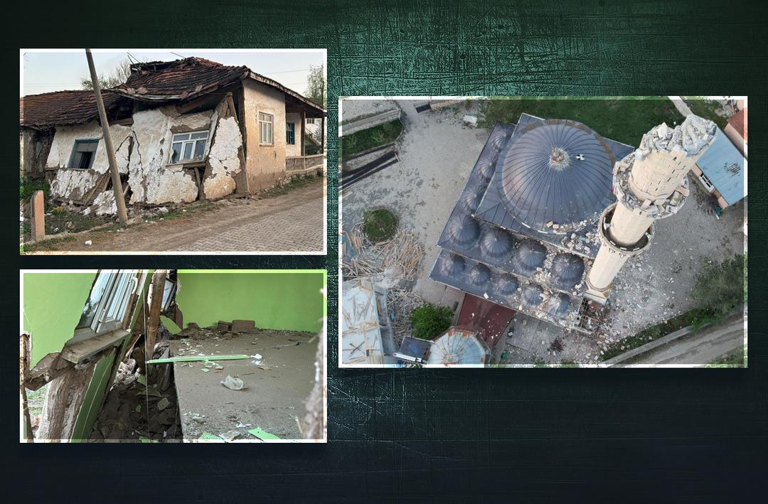 Tokat'taki korkutucu depremin izleri g&uuml;n ağarınca ortaya &ccedil;ıktı! İşte depremin bilan&ccedil;osu&hellip;