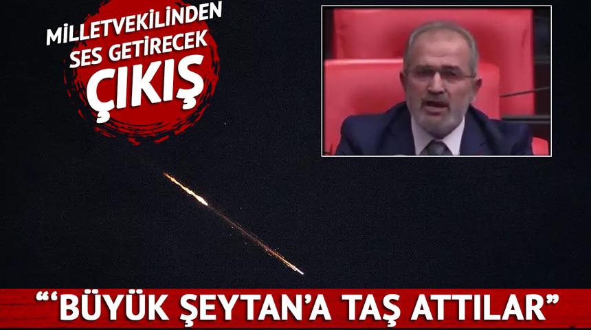 Son dakika | İran'ın saldırısı Mecliste yankı buldu: AK Partili isimden destek! "'Büyük Şeytan'a taş attılar, tebrik ediyorum"