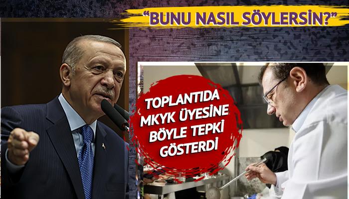 Toplantıdaki 'İmamoğlu' sözleri Cumhurbaşkanı Erdoğan'ı kızdırdı: 'Bunu nasıl söylersin?' MKYK toplantısında dikkat çeken iddia