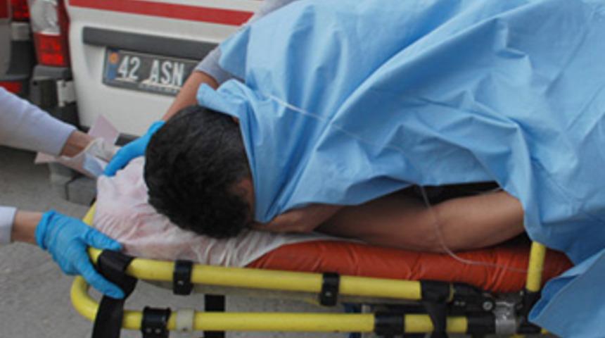 Konya'da cenazede dehşet