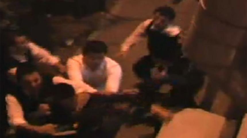 Tekme tokat kavga kamerada