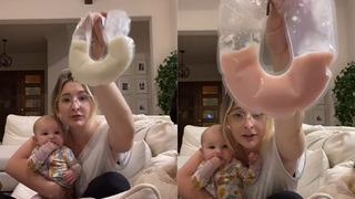 Anne sütünün arkasındaki gerçeği paylaştı! İkisini de kendi sütü, ikisi de farklı renkte: Çilekli süt gibi