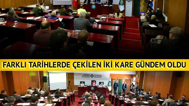 Belediye meclisinde tepki çeken 'Türk bayrağı' detayı