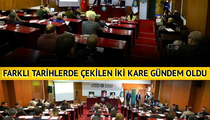 Diyarbakır Büyükşehir Belediyesi'nde tepki çeken Türk bayrağı detayı, iki fotoğraf karesi sosyal medyada gündem oldu! Bakan Yerlikaya duyurdu: Müfettiş görevlendirildi