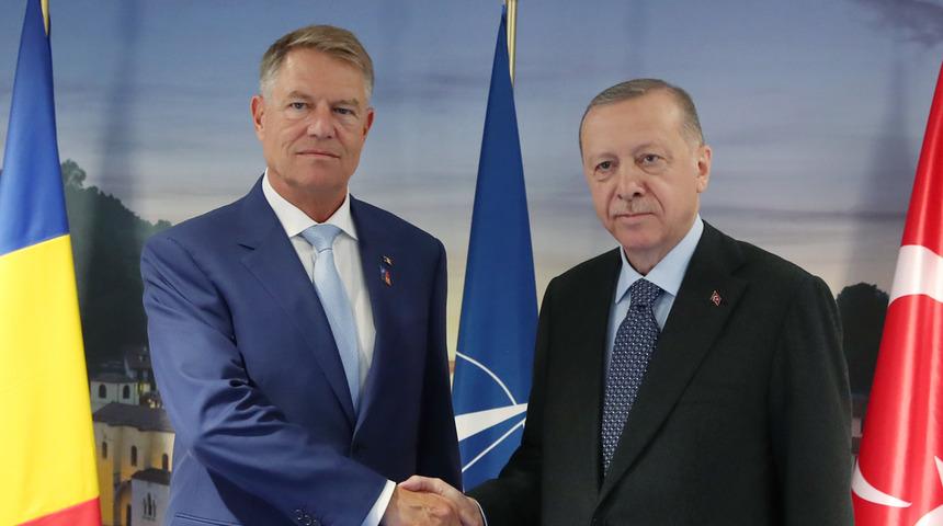 Cumhurbaşkanı Erdoğan, Romanya Cumhurbaşkanı lohannis ile  görüştü