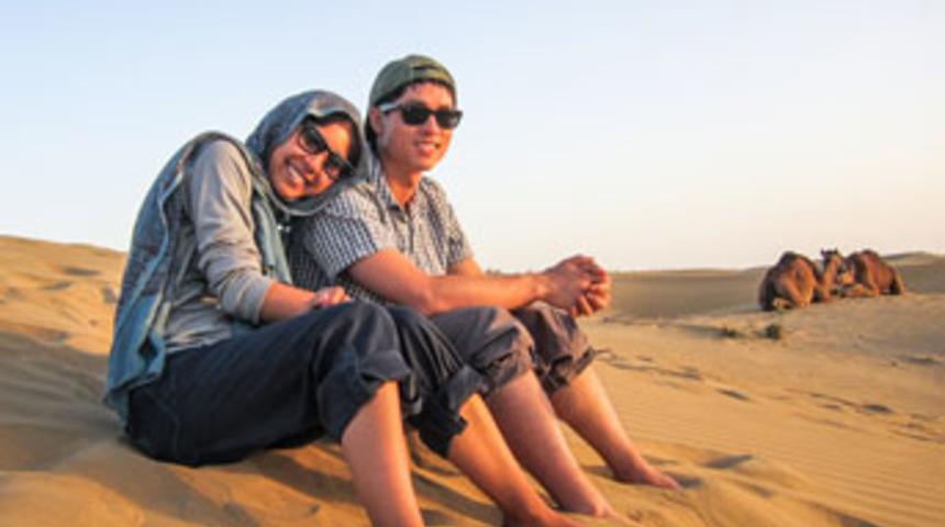 1 yılda d&uuml;nyayı gezdiler