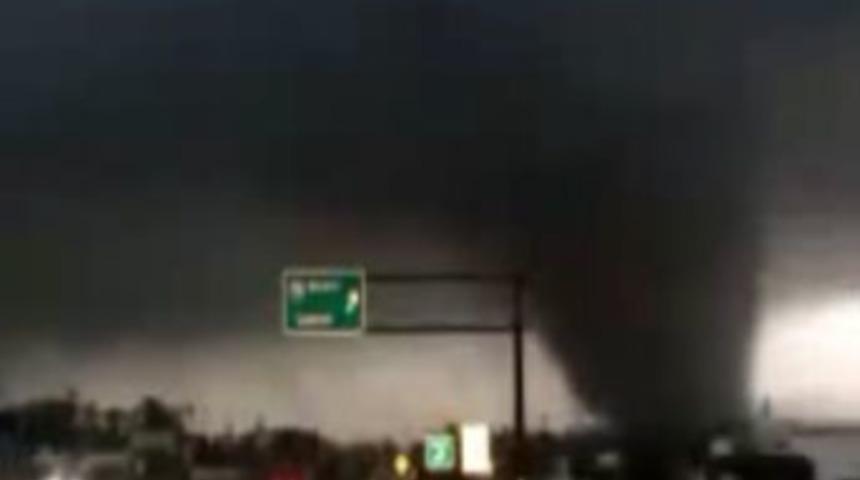 Hortum paniği kamerada!