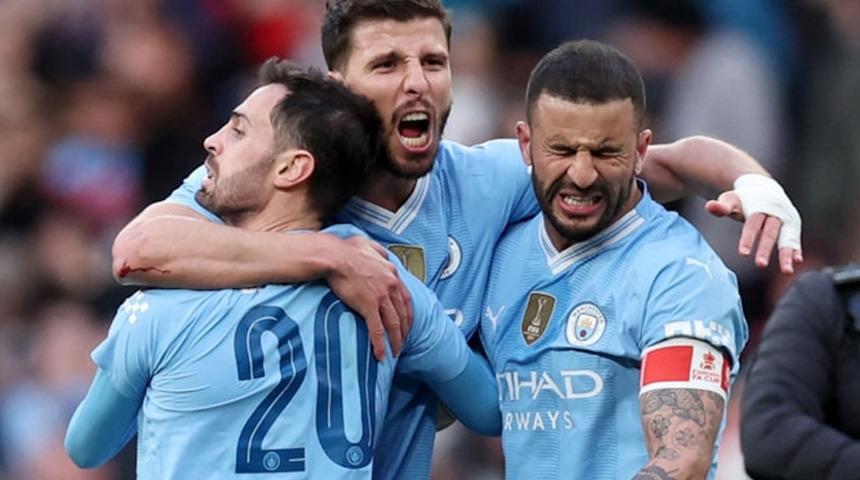 Manchester City, Şampiyonlar Ligi bozgunu sonrası kendine geldi! Finale çıktılar...