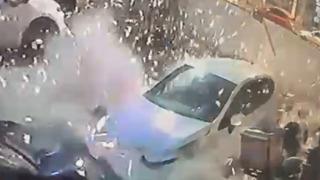 Kağıthane’deki otoparka el bombalı saldırı kamerada! Bakan Ali Yerlikaya açıklamıştı...