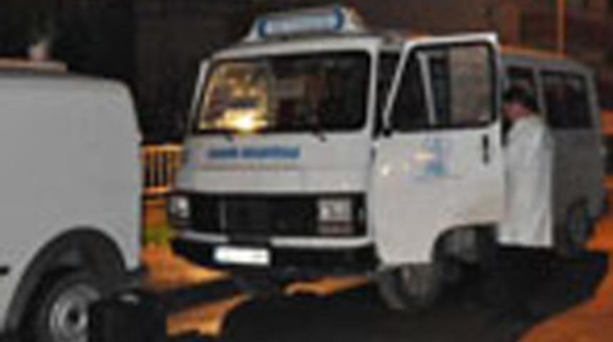 Minibüs direksiyonunda infaz