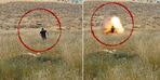 Yer: Batı Şeria! Filistin bayrağını indirmeye çalışan İsrail askeri böyle havaya uçtu: Kan donduran anlar!