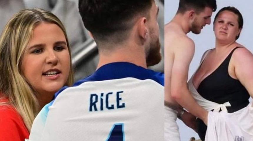 Karısının çok çirkin olduğunu söyleyen taraftarlara ateş püskürdü! Declan Rice'ın cevabı sosyal medyada gündem oldu