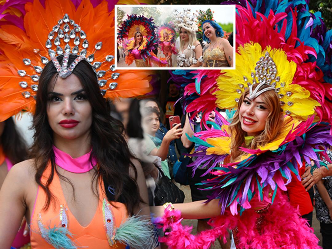 Burası Rio değil Adana! İşte 12. Uluslararası Portakal &Ccedil;i&ccedil;eği Karnavalı'ndan birbirinden renkli g&ouml;r&uuml;nt&uuml;ler