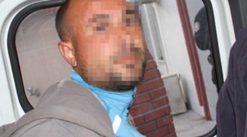 Gasp ettiği kadına yemek hazırlattı