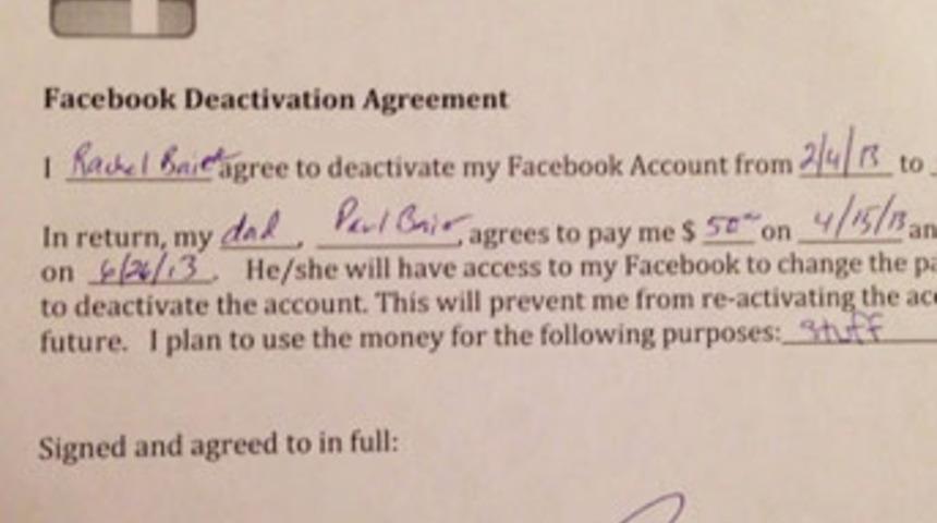 Para karşılığı Facebook'u kapattı