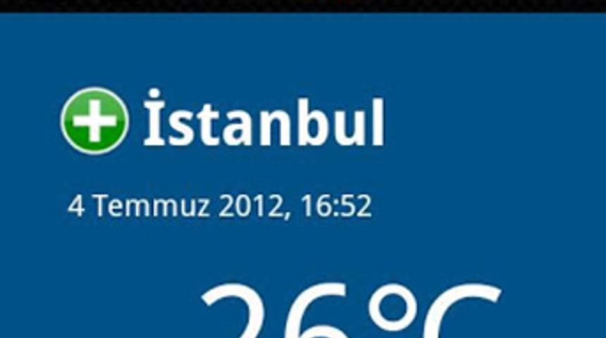 G&uuml;n&uuml;n Mobil Uygulaması: NTV Hava