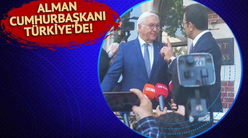 Almanya Cumhurbaşkanı Steinmeier İstanbul'da! İlk olarak İmamoğlu ile görüştü