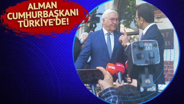 Almanya Cumhurbaşkanı Steinmeier İstanbul'da! İlk olarak İmamoğlu ile görüştü
