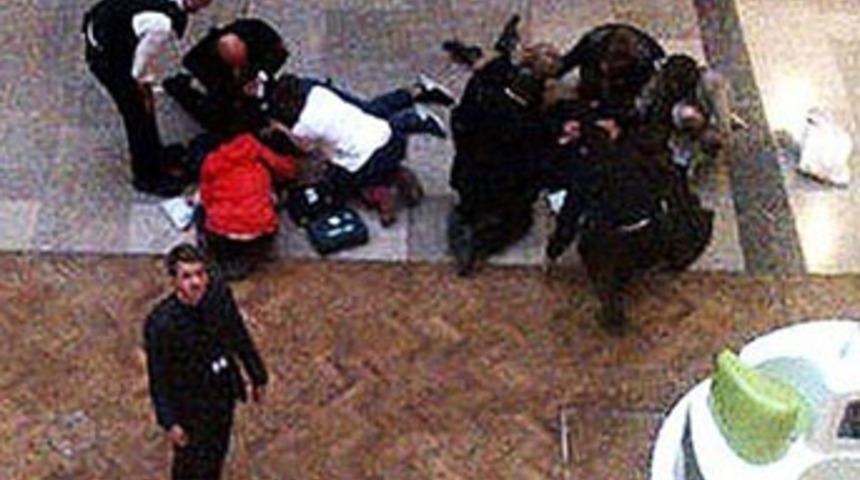 Alışveriş merkezinde korkun&ccedil; kaza