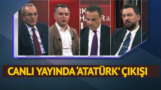 Canlı yayında ilginç anlar! Atatürk'e 'rahmetli' dedi, Şaban Sevinç tepki gösterdi: Atatürk daima yaşıyor