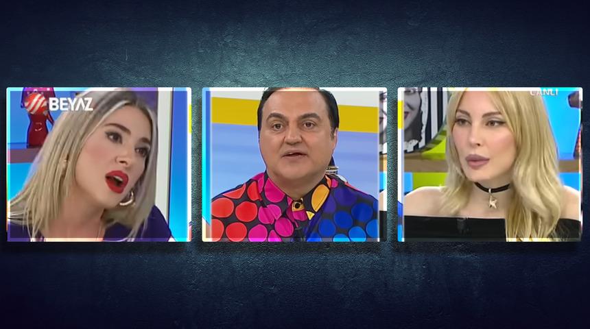 Hande Sarıoğlu ve Yağmur Çevik yayında yine birbirine girdi! "Kimse benden büyük değil"