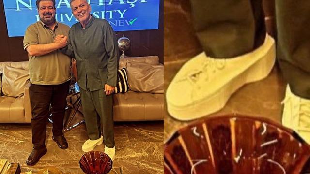 MHP Milletvekili Levent Uysal'ın ayakkabıları sosyal medyaya damga vurdu