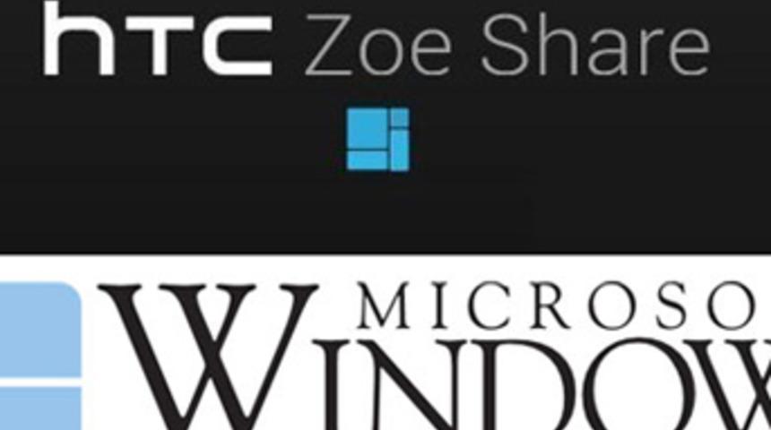 HTC Zoe Share logosunun benzerliği