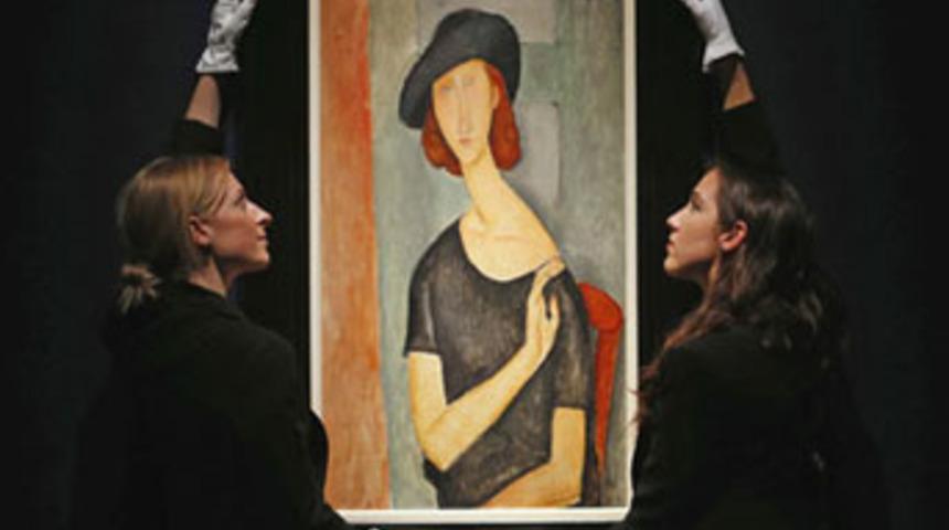 Amadeo Modigliani portresine rekor &uuml;cret