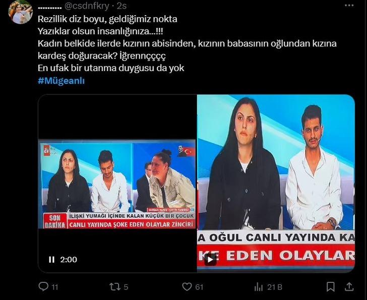 Müge Anlı'da bir skandal gün yüzüne çıktı! 19 yaşındaki oğlu 29 yaşındaki karısıyla kaçmıştı... Yayına çıkınca sosyal medyada tepki yağdı G3