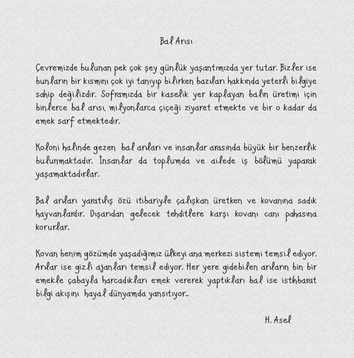 Çocuklardan Milli İstihbarat Teşkilatı'na özel mektuplar G1