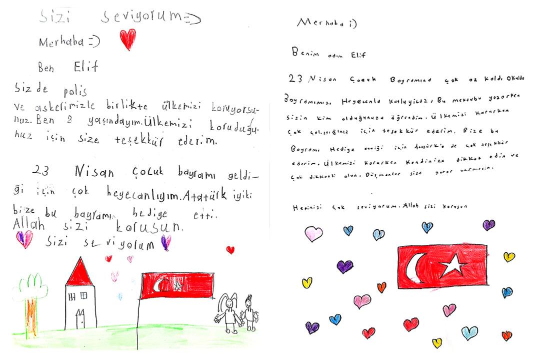 &Ccedil;ocuklardan Milli İstihbarat Teşkilatı'na &ouml;zel mektuplar