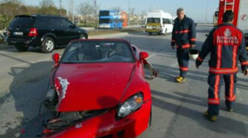 '110'la gidiyordum, hızım normaldi'