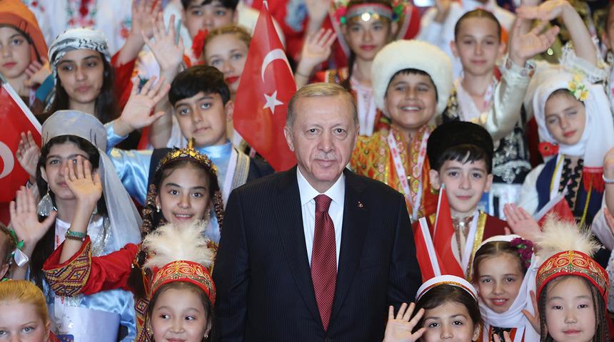 Cumhurbaşkanı Erdoğan'dan 23 Nisan mesajı