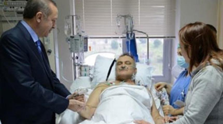 Erdoğan'dan Saygun'a ziyaret