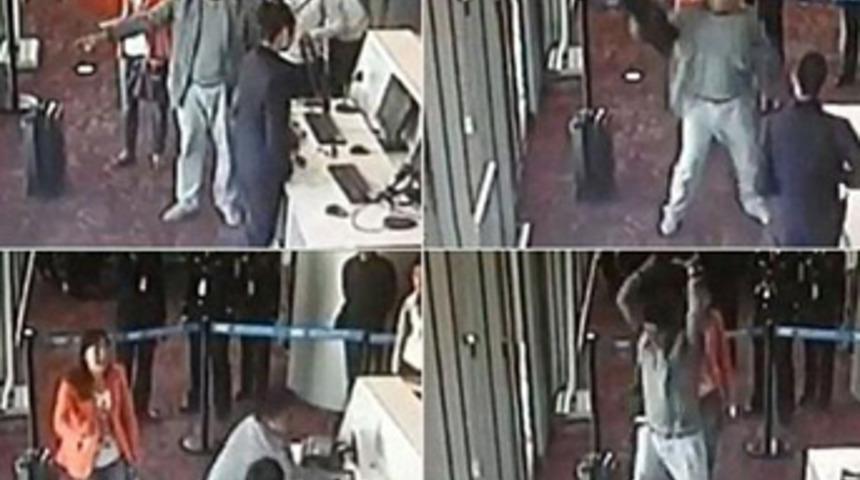 Uçağı kaçırdı, kriz geçirdi