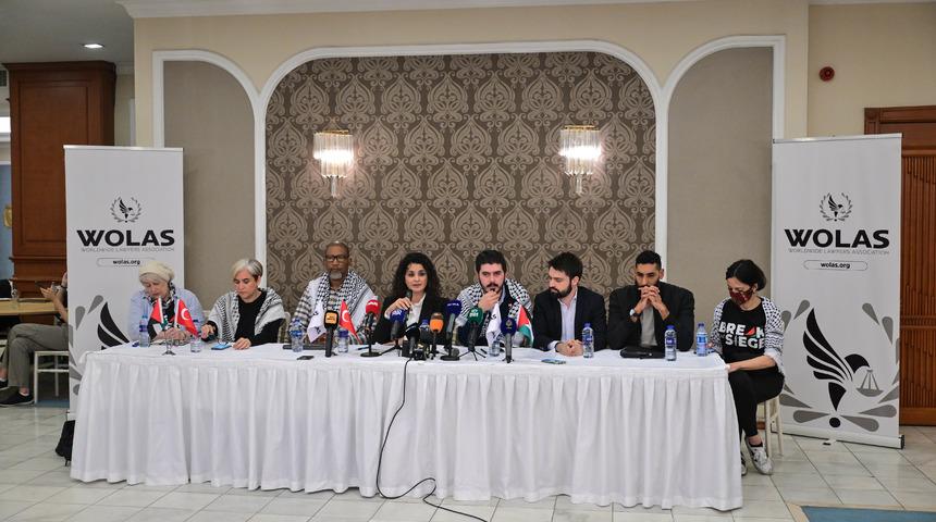 14 ülkeden 50 hukukçu ve insan hakları savunucusu Filistin için İstanbul'da bir araya geldi