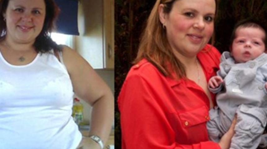 Sırt ağrılarıyla gitti, bebekle döndü