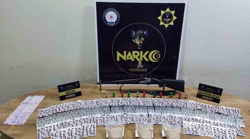 &Ccedil;orlu&rsquo;da 1 kilo eroin ele ge&ccedil;irildi