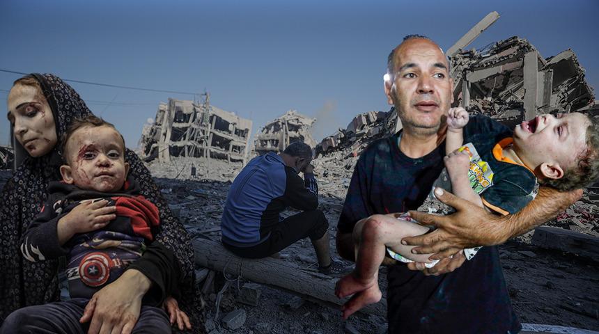 İsrail zulmü hız kesmeden devam ediyor! Refah'a işgal planı devrede: 1 milyondan Filistinli tehlike altında! 