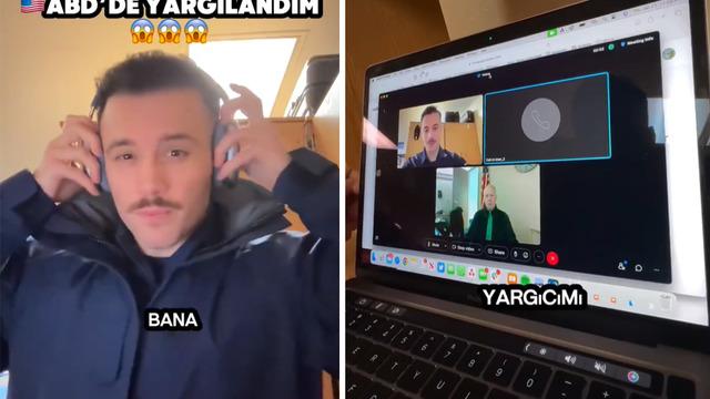 ABD'de bir Türk çevrimiçi mahkemeye girdi! ABD'de yargılandım notuyla paylaşınca sosyal medyanın ilgisini çekti