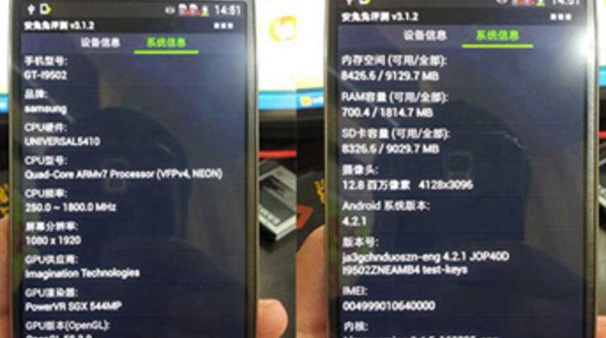 Galaxy S4&prime;&uuml;n yeni resimleri sızdı