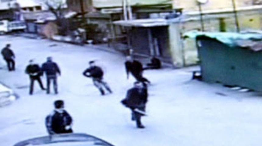 Kanlı hesaplaşma kamerada