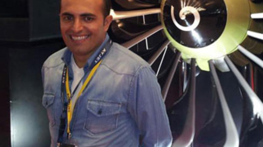 Havalimanında &uuml;z&uuml;c&uuml; kaza