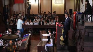 Bakan Tekin, bu yıl ilk kez düzenlenen '23 Nisan Özel Oturumu' etkinliğine katıldı