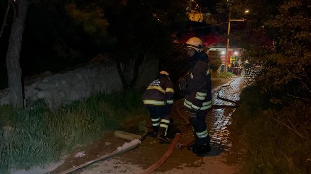 Eskişehir'de tek katlı bir evde çıkan yangın söndürüldü