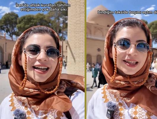 Türk turistin İran'da zor anları! 'Ahlak kuralları tahmin ettiğimden daha sıkı' 