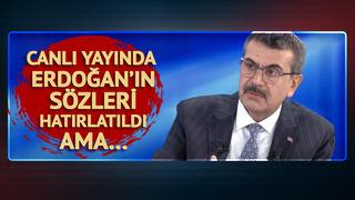 Canlı yayında Erdoğan’ın sözleri hatırlatıldı ama… Şaşırtan çıkış: 'Test etmek zorundayım' Öğretmen ataması için o günü işaret etti
