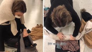 Ekstra bagaj ücreti ödememek için öyle bir şey yaptı ki... TikTok'ta o anlar viral olmayı başardı! Dünyaları sığdırdın